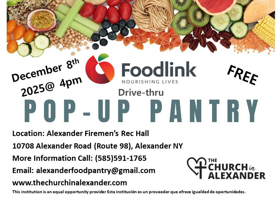 Foodlink Drive Thru Pop up Pantry