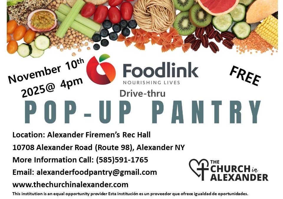 Foodlink Drive Thru Pop up Pantry